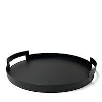 Serving Tray Black Metal by Natural Living