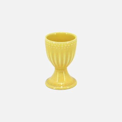 Reactive Glazed Egg Cup by Bia - Yellow 