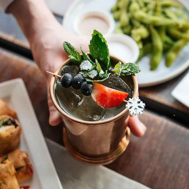 Natural Living pics à cocktail pour les fêtes - Paquet de 24 