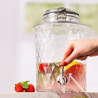 Kilner Distributeur de boisson avec diamant en relief 