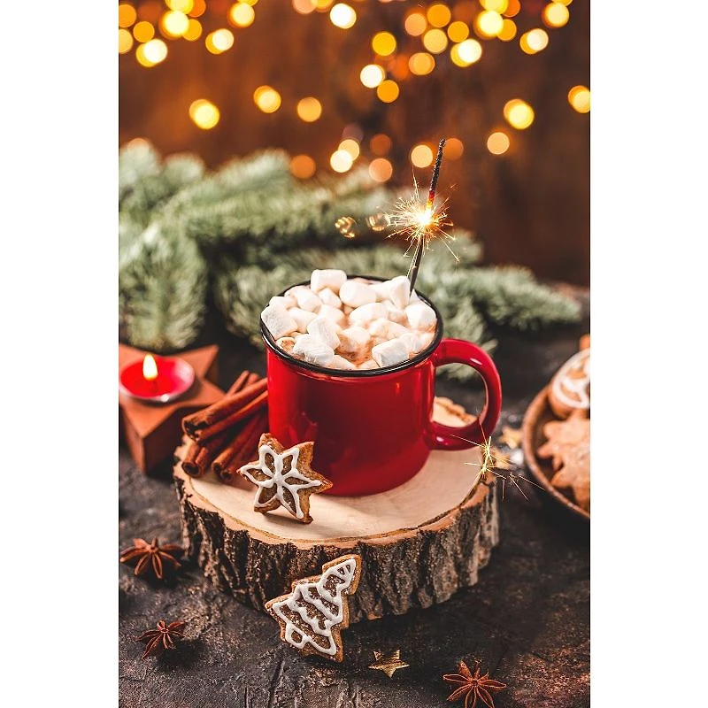 Hot Chocolate Cup Reindeer with Marshmallows