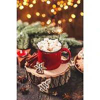 Hot Chocolate Cup Reindeer with Marshmallows