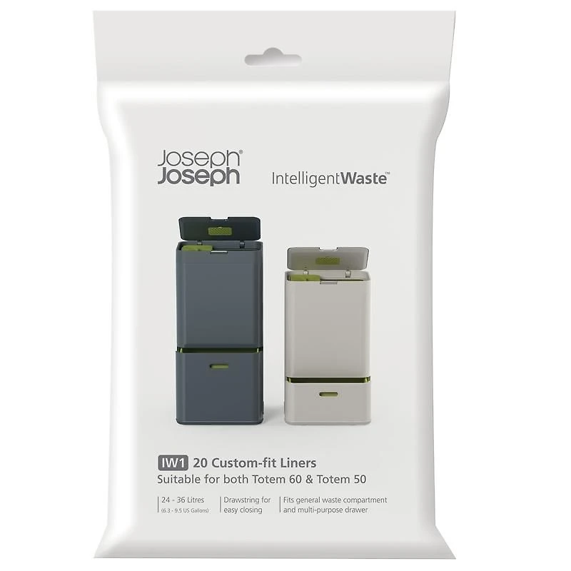 Joseph Joseph Intelligent Waste Trash Bags, Pack of 20