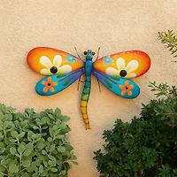 Floral Dragonfly Wall Art