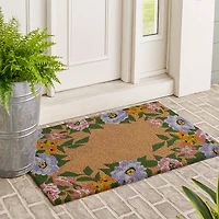 Paillasson en fibre de coco - Floral