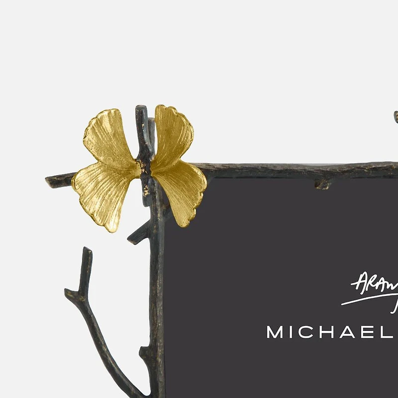 Butterfly Ginkgo 5" x 7" Picture Frame by Michael Aram