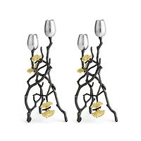 Michael Aram Butterfly Ginkgo 2-Piece Candleholder