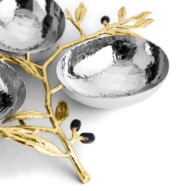 Michael Aram Olive Branch Triple Dish