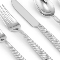 Michael Aram Twist Silver 5-Piece Flatware