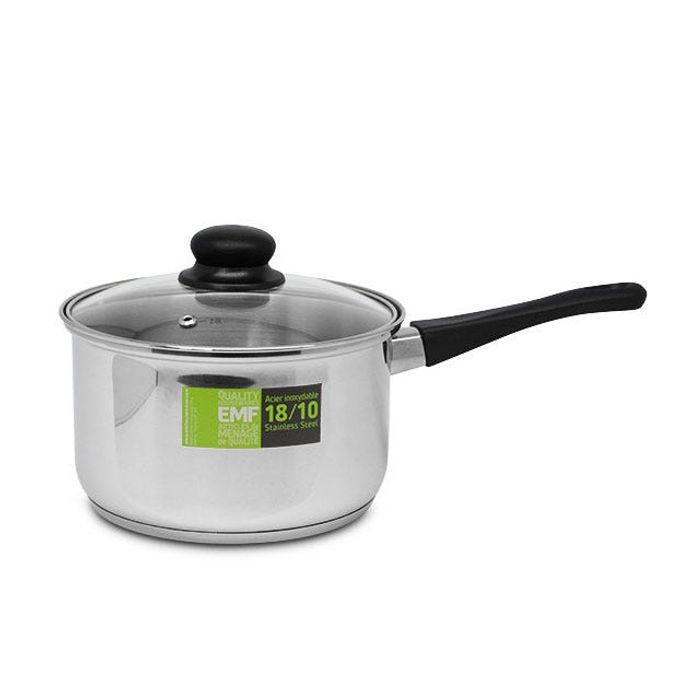 2,3 l stainless steel casserole with lid