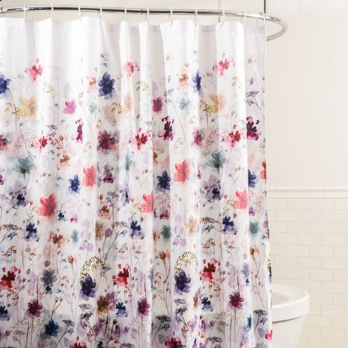 Vera fabric shower curtain