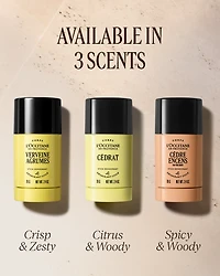 Verveine Agrumes (Citrus Verbena) Stick Deodorant