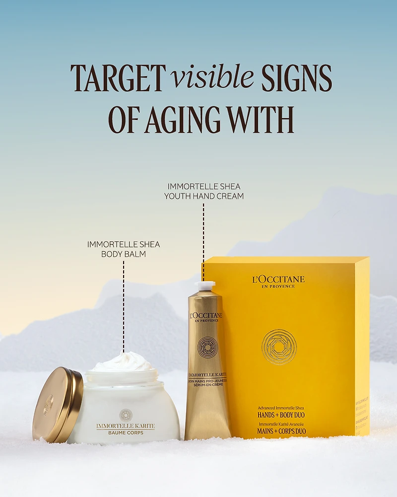 Advanced Immortelle Shea Hands + Body Duo