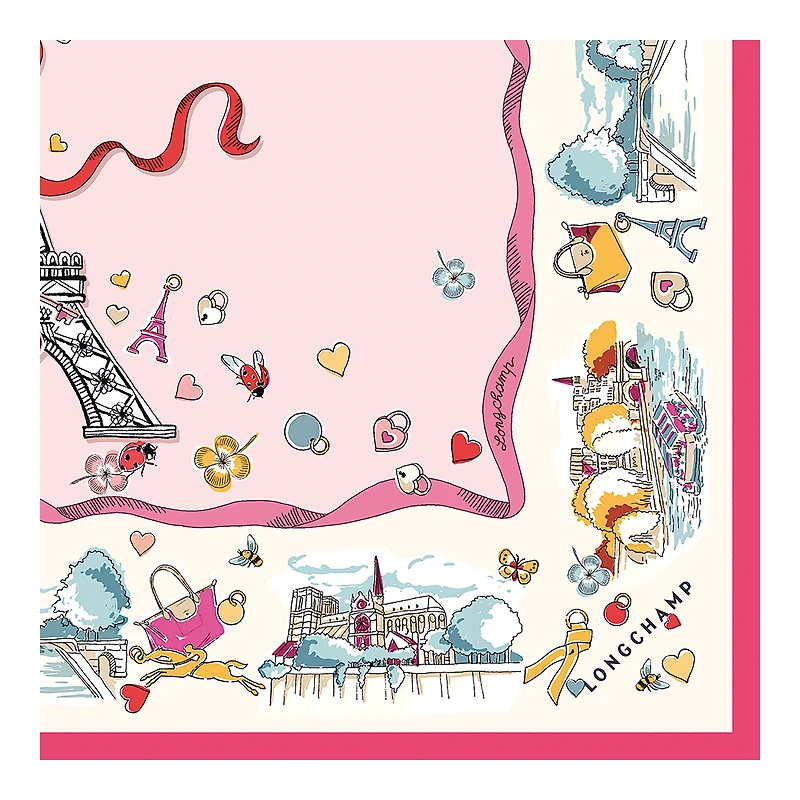 Equestrian Tower Silk scarf