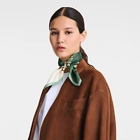 Longchamp Worker Silk scarf 50