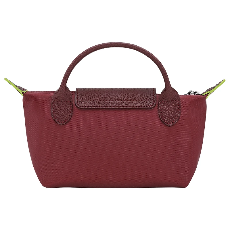 Le Pliage Green Pouch with handle