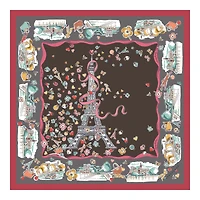 Equestrian Tower Silk scarf