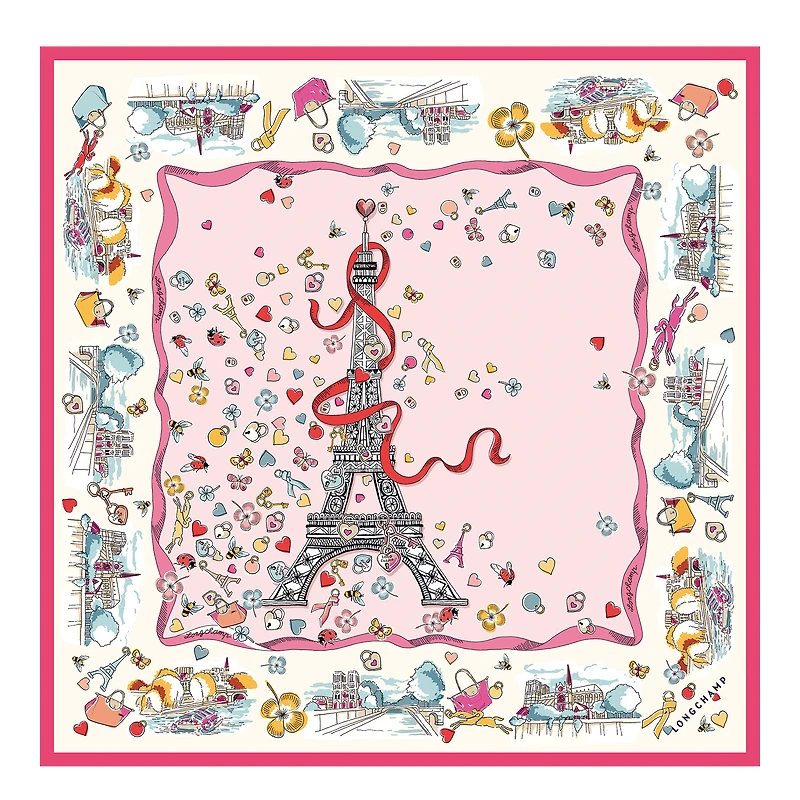 Equestrian Tower Silk scarf