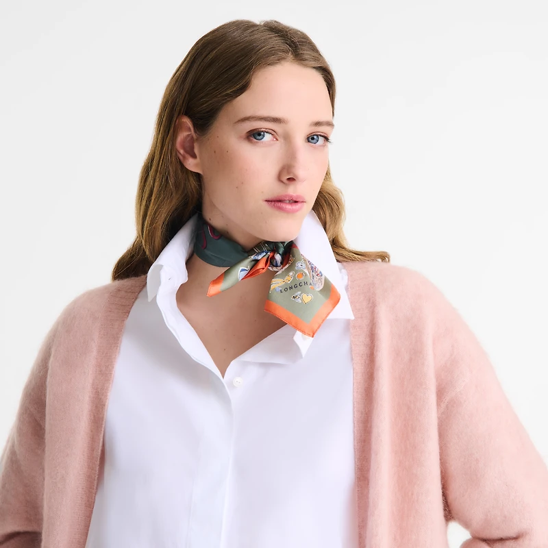 Equestrian Tower Silk scarf