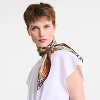 Jardin Parisien Silk scarf 90