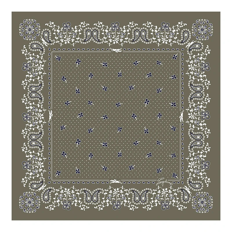 French Bandana Silk scarf 50