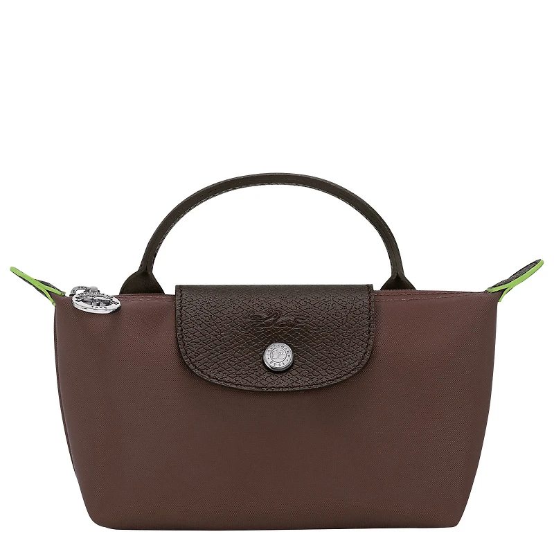 Le Pliage Green Pouch with handle