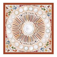 Palette d'Artiste Silk scarf 70
