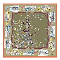 Equestrian Tower Silk scarf