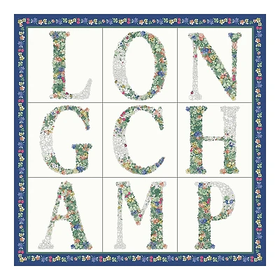 Le Jardin Longchamp Silk scarf 50