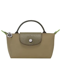 Le Pliage Green Pouch with handle