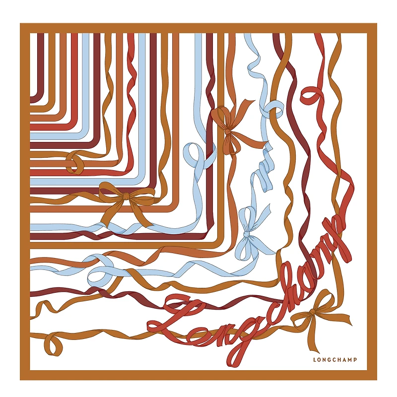 Rubans Longchamp Silk scarf 50