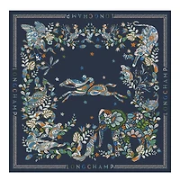 Forêt Longchamp Silk scarf 90