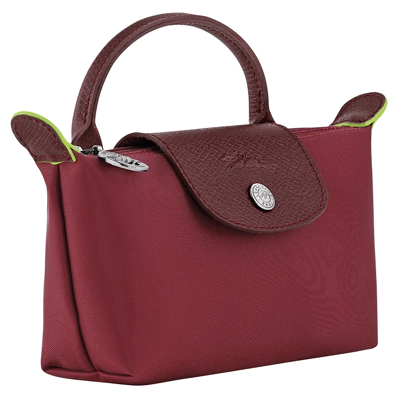 Le Pliage Green Pouch with handle
