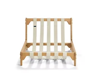 PillowSac Accent Chair Frame: Blonde Wood