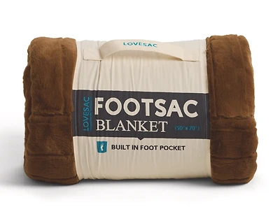 Footsac Blanket: Cinnamon Flat Channeled Phur
