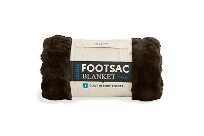 Footsac Blanket: Espresso Sculpted Phur