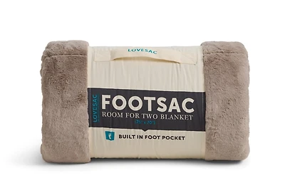 Room for Two Footsac Blanket: Putty Wallaby Phur