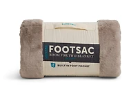 Room for Two Footsac Blanket: Putty Wallaby Phur