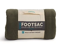 Room for Two Footsac Blanket: Thyme Sherpa