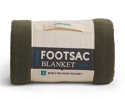 Footsac Blanket: Thyme Sherpa