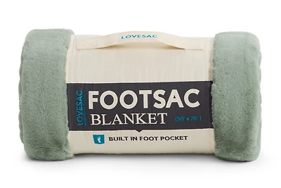 Footsac Blanket: Seagrass Plush Phur
