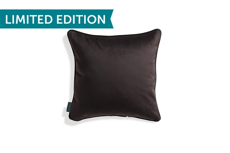 18x18 Throw Pillow Cover: Cocoa Ultra Velvet