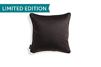 18x18 Throw Pillow Cover: Cocoa Ultra Velvet