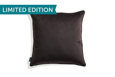 24x24 Throw Pillow Cover: Cocoa Ultra Velvet
