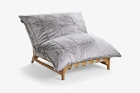 PillowSac Chair: Charcoal Wombat Phur