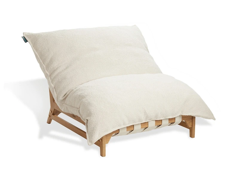 PillowSac Chair: Cloud Bouclé