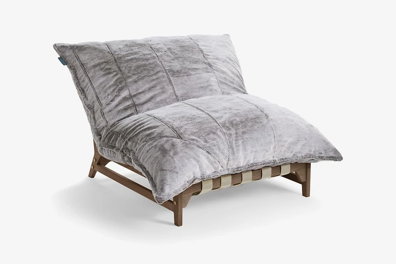 PillowSac Chair: Charcoal Wombat Phur