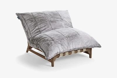 PillowSac Chair: Charcoal Wombat Phur