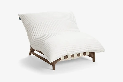 PillowSac Chair: Dove Channeled Phur