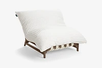 PillowSac Chair: Dove Channeled Phur